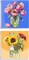 Paint by Numbers Kit for Adults with Frame, 2 Pack Easy Flowers Adult Paint by Number Kits on Canvas for Beginner, Acylic Simple Floral 10x10 Inch Paint by Numer Kit with Exquisite Packaging